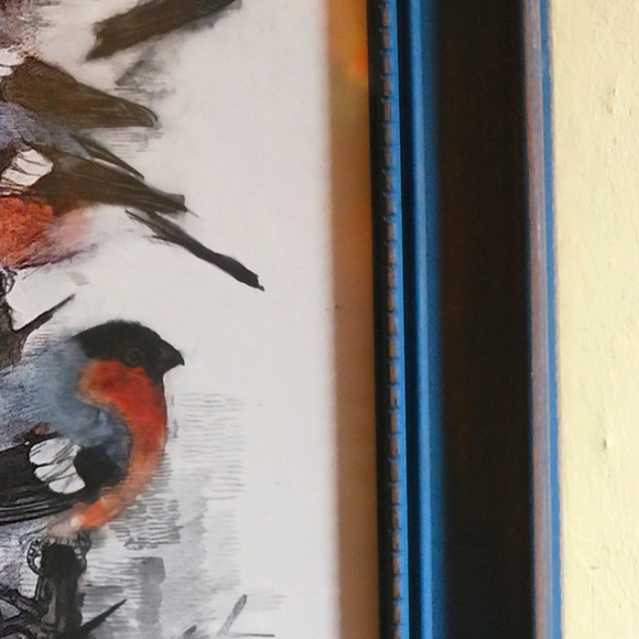 Vintage Multimedia Art with Distressed Frame - Picture 2 of 11